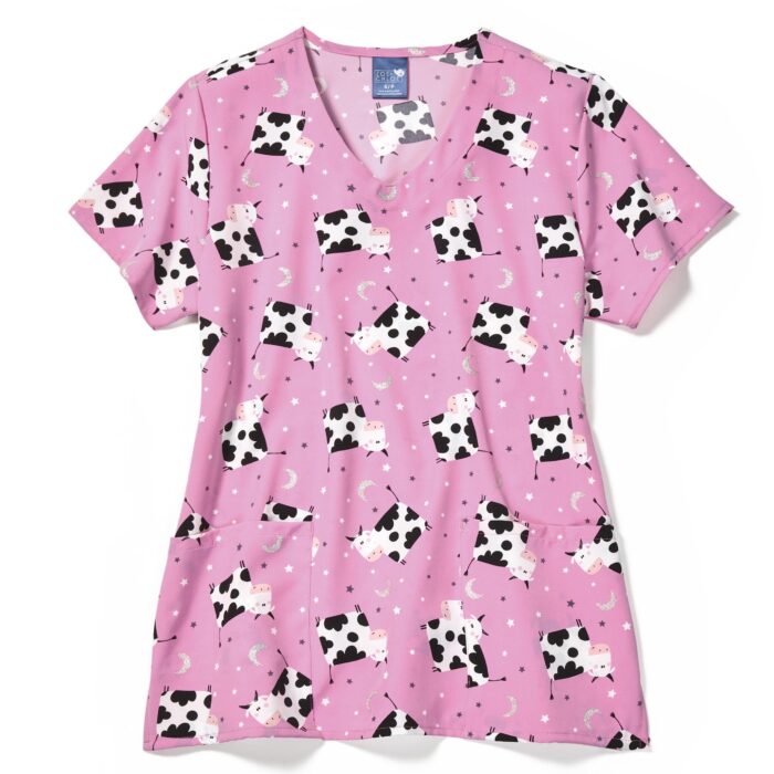 ZOE+CHLOE ženska bluza sa V izrezom Moon Moo
