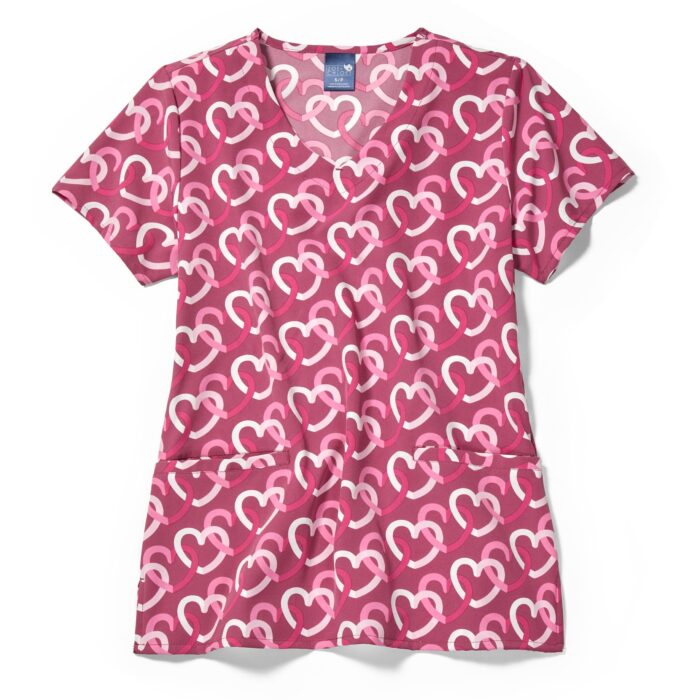 ZOE+CHLOE ženska bluza V-izreza Heart Links